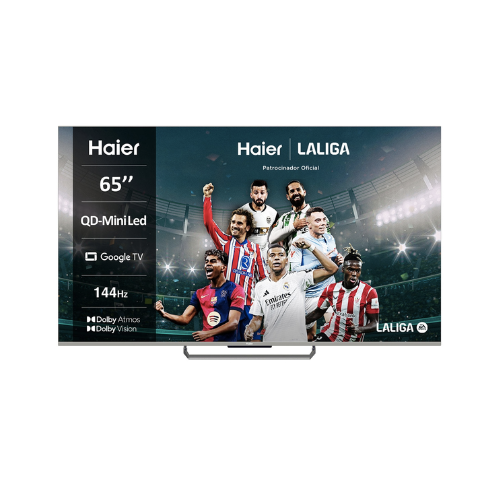 TV QD MiniLED 165cm (65") Haier H65M90EUX 4K UHD, Smart Google TV, Dolby Vision